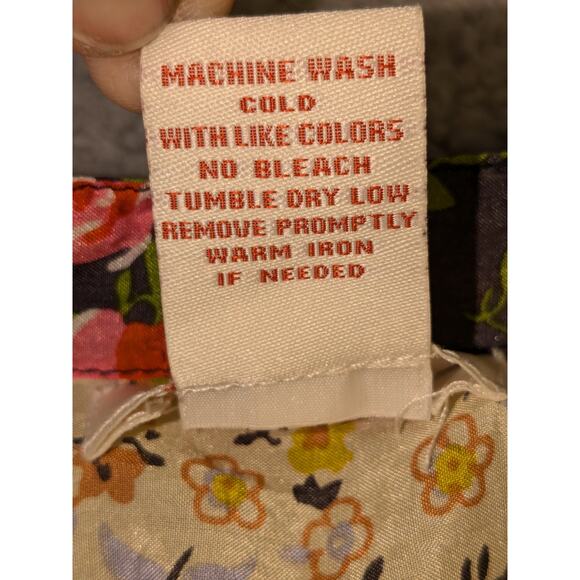 Sundance Tunic Top Silk Boho Floral Yellow Womens Small Flowy Lagenlook Beach - Picture 6 of 14